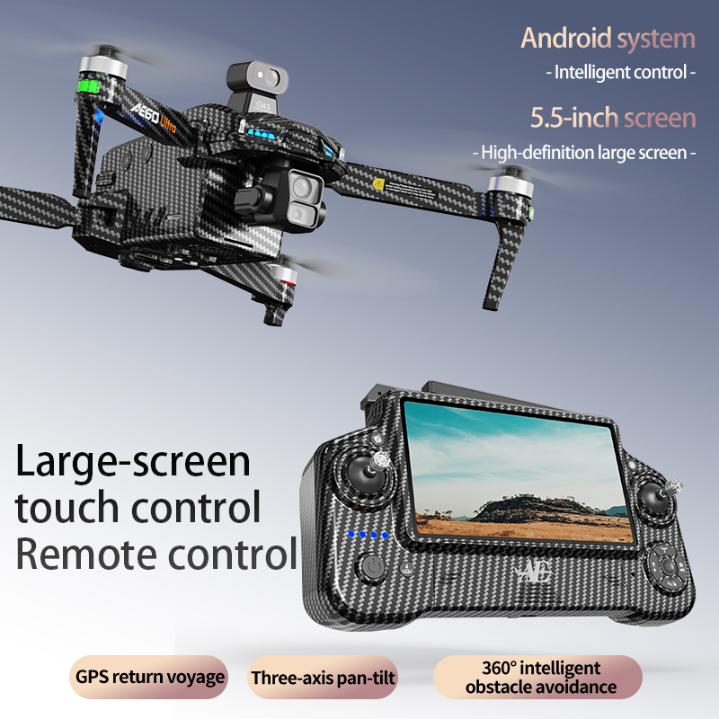 โดรน AE60 GPS ระดับมืออาชีพ กล - Drone Gimbal 3 Axis บทวิจารณ์และราคา